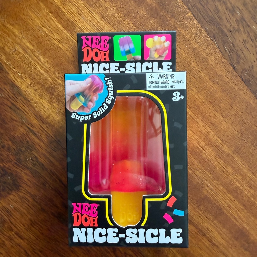 Nee Doh Nice-Sicle Squishy - Red & Orange